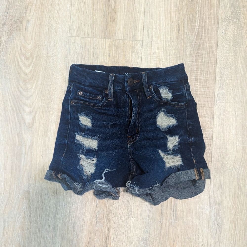 Aeropostale High rise curvy midi 00 shorts